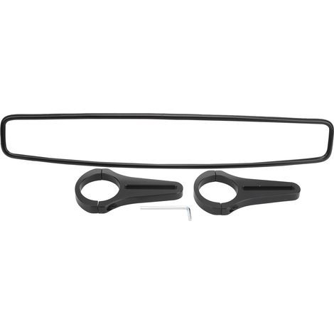 Wide-view rearview mirror with adjustable mounting bracket for Polaris RZR Pro XP / 1000 (1/5)