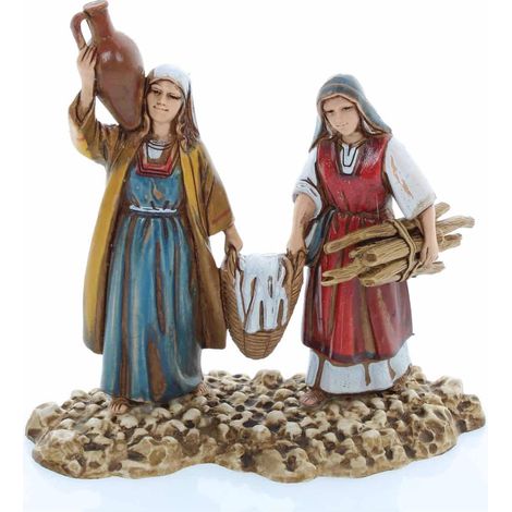 Lavandaie in Cammino Presepe Stile Arabo Scala 1:20 Base 11,6 cm Moranduzzo Landi