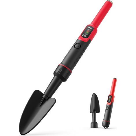 2-en-1 Détecteur de Métaux Pinpointer avec Pelle de Fouille, Détection 360°, Étanche IP68, 3 Niveaux de Sensibilité, Alerte Sonore et Vibration, pour Adultes et Enfants Chasse au Trésor (1/5)