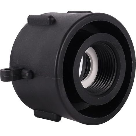 Adaptateur IBC 60 mm Filetage Grossier à 1",Adaptateur Robinet Tuyau Arrosage,Raccord Cuve 1000 litres,pour Vanne Cuve 1000l,Reservoir eau de Pluie,Conteneur (1/5)