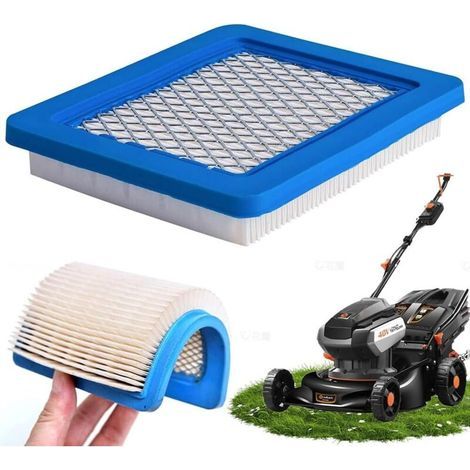 Lawnmower Air Filter, 1 Piece, Compatible Air Filter 491588 for Lawnmowers and Tractors, Blue