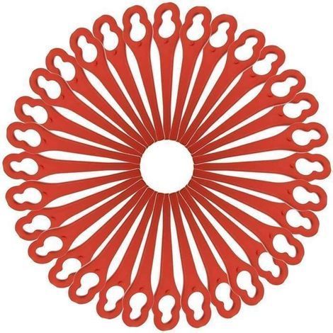 100pcs Plastic Replacement Blades for Ferrex-Aldi FAR 201 97699 2002706 FE220 491