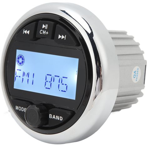 Lecteur MP3 Bluetooth étanche, radio FM/AM stéréo numérique, adapté aux bateaux, yachts, motos et camping-cars. (1/5)
