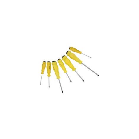 Ensemble de 7 tournevis cruciformes à fente en acier allié avec manche en PP, outils de réparation à main pour fournitures industrielles (1/5)