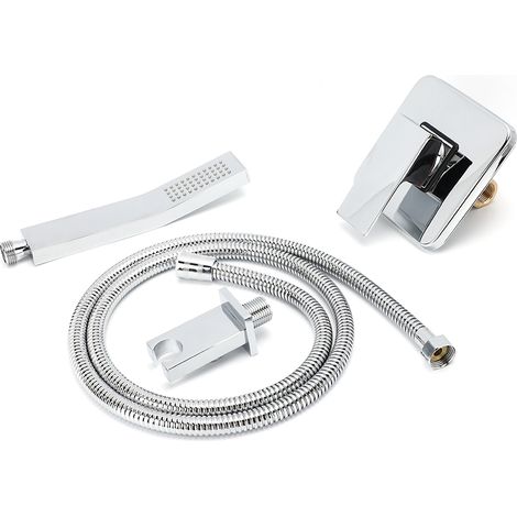 Ensemble de douchette à main G1/2 po à fonction unique pour salle de bain et maison (1/5)
