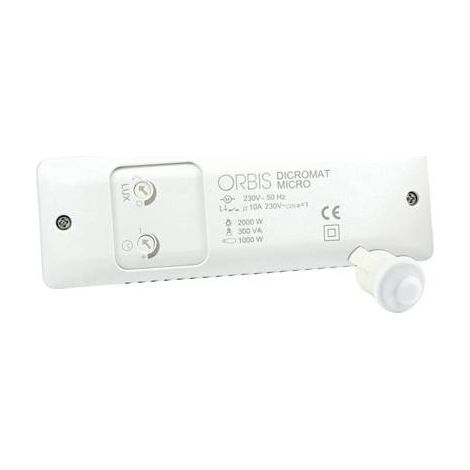 Détecteur de mouvement encastré 360º Orbis Dicromat Micro OB133612 (1/2)