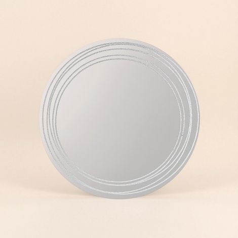 Miroir rond paillettes 45cm