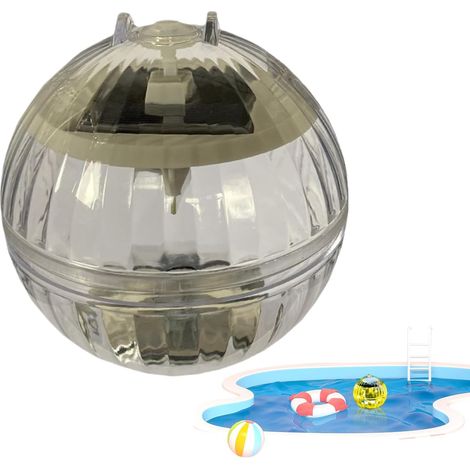 Lumières de piscine flottantes à énergie solaire Éclairage dynamique de fontaine Lampes à énergie solaire flottantes aux couleurs changeantes avec capteurs intelligents, adaptées aux étangs, aux pla (1/5)