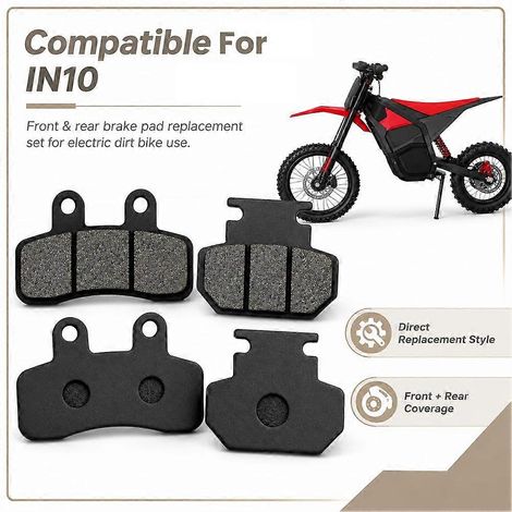 Pièces de rechange pour plaquettes de frein avant et arrière de la moto électrique tout-terrain Yozma IN10 (1/5)