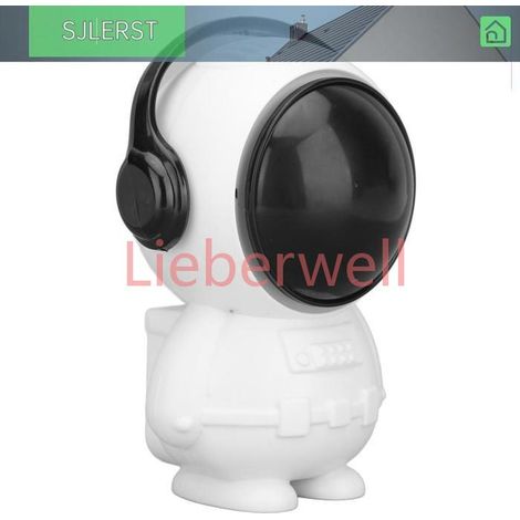 sjlerst Ventilateur portable Éventail de Cou de Spaceman Rechargeable USB Portable avec 2 Vitesses , Mini beaux recharge (1/5)