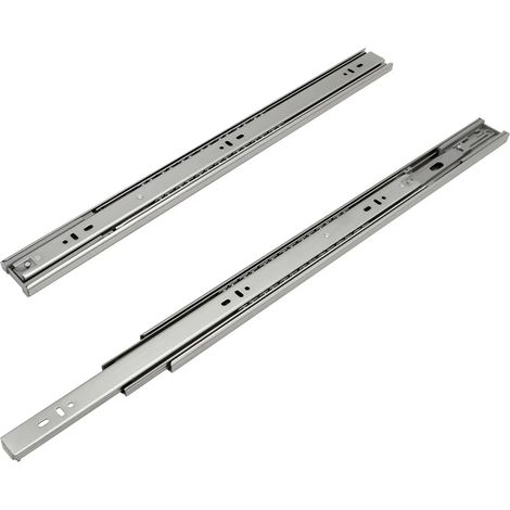 Coulisses à billes à décalage, à fermeture automatique, extension totale de 45 mm, 300 mm, lot de 6 (1/5)