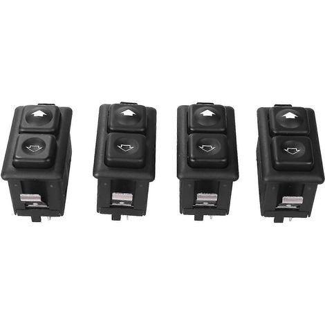 Illuminated Electric Window Sunroof Switch for E30 E24 E28 - 4 Pieces - 61311381205 / 61 31 1 381 (1/5)