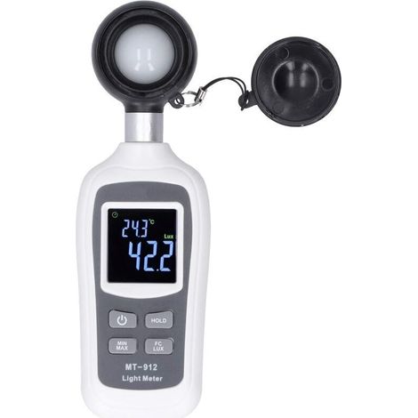 Luminancemètre, MT‑912 Luxmètre Numérique Portatif LCD Mini Luxmètre Luminomètre Photomètre 0200K Lx,de DEBUNS (1/5)