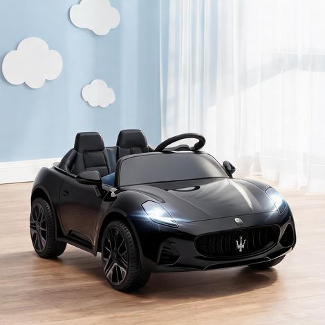Voiture électrique enfant 2 places Maserati noir 12V télécommande (1/5)