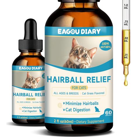 Anti Ball Remedy for Cats, Digestive Support, Ball Control 60 ml (1/5)