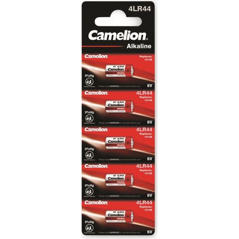 CAMELION Alkaline-Batterie 4LR44 5 Stück (1/2)