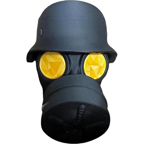 Capuchon Pour Attelage De Remorque - Protection Boule D'attelage Forme Masque À Gaz - Jaune - 1 Pièce