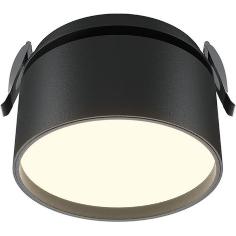 Maytoni Onda Spot encastré CCT 8,5 cm à intensité variable noir 2 200-4 000 K (1/2)