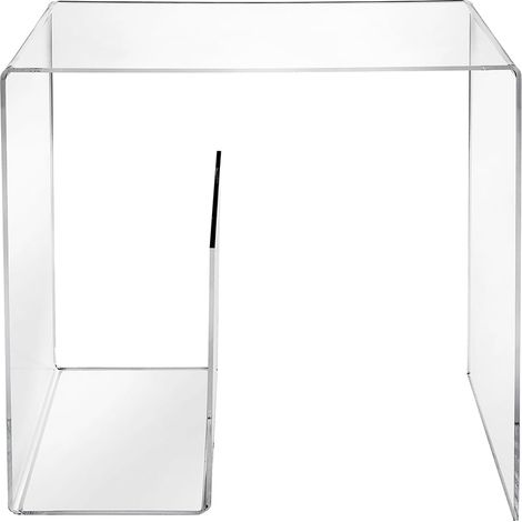 Tavolino da salotto in plexiglass trasparente 33x50x50cm G Table (1/5)