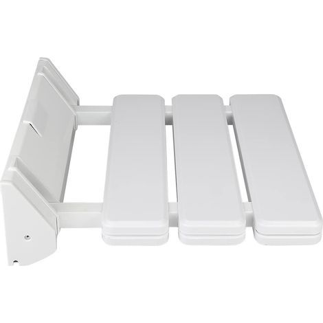 Siège de Douche Mural Repliable/Rabattable Salle de Bain,Planche pour Baignoire orthopédique Siège de Bain antidérapant Poids,Tabouret de Douche Ergonomique Pieds(33 32 5 cm (Blanc)) (1/5)