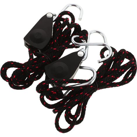2-Piece Adjustable Hanging Hooks with Rope for Plant Tent Lighting, Heavy-Duty Support, Easy Installation (1/5)