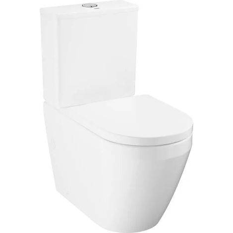 Ensemble WC a poser - Sortie horizontale - Sans bride - GROHE Euro Ceramic (102 489 SH00) (1/3)