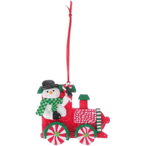 1 décoration de Noël à suspendre, pendentif chic en pâte polymère, accessoire de Noël-9X9CM