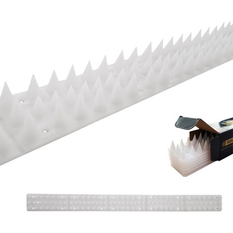 Katzenschreck (Packung mit 6 Einheiten), 50 cm, weiße Farbe