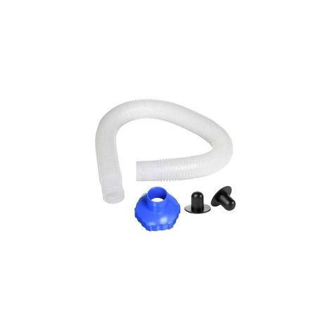 Tuyau d'écumoire de piscine, adaptateur pour tuyau de filtre d'écumoire de surface, tuyau et adaptateur + prise murale (1/5)