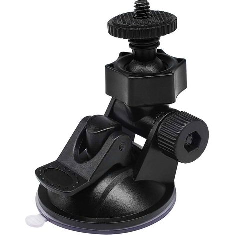Supporto a ventosa per fotocamera compatibile con S30, Z-Edge, Old Shark, KDLINKS, Falcon Zero, Transcend, Vantrue, GoPro Hero e la maggior parte delle fotocamere DVR GPS.