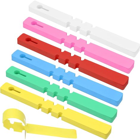Étiquettes d'arbre en plastique étiquettes de plantes de jardin 2x20 cm Étiquettes suspendues enveloppantes 400 Pcs (Blanc) (1/5)