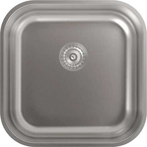 Evier edesa fuji be 40x40 1c plus inox sous plan 44x44 cm (1/3)