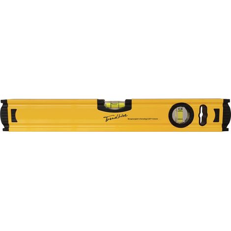 TrendLine Wasserwaage Richtwaage 40 cm 2 Libellen Aluminium Messwerkzeug Waage (1/2)