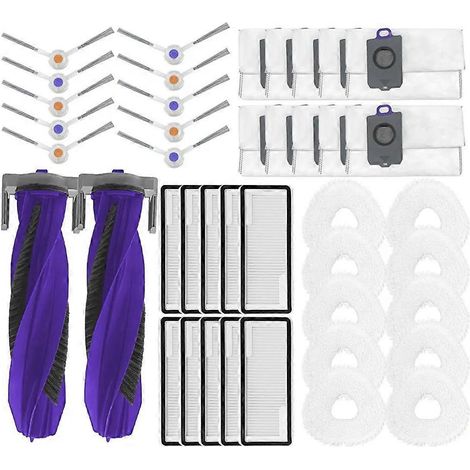 Accessoires pour aspirateur robot Narwal Freo Z Ultra / YJCC017 : brosse principale, filtre HEPA, lingette de nettoyage et sac à poussière (1/5)