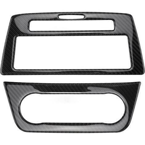 Convient pour le panneau de climatisation de la console centrale intérieure d'une voiture rouge (1/3)
