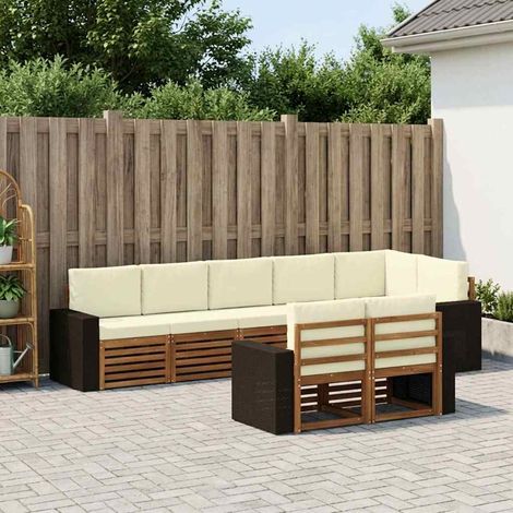 vidaXL Sofagarnituren Massivholz Akazie (1/5)