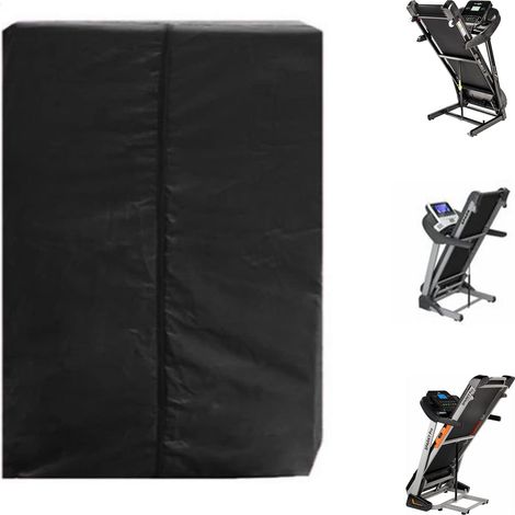 Bâche pour voiture,Housse de Tapis de Course Pliable, Housse Anti poussière Pliable pour Tapis de Course 210D Coupe-Vent, imperméable à la Pluie, bâche en Tissu Oxford,95×75×160cm,noir (1/5)