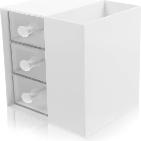 Organisateur de maquillage en plastique de type tiroir avec boîte de rangement cosmétique à plusieurs compartiments (1/5)