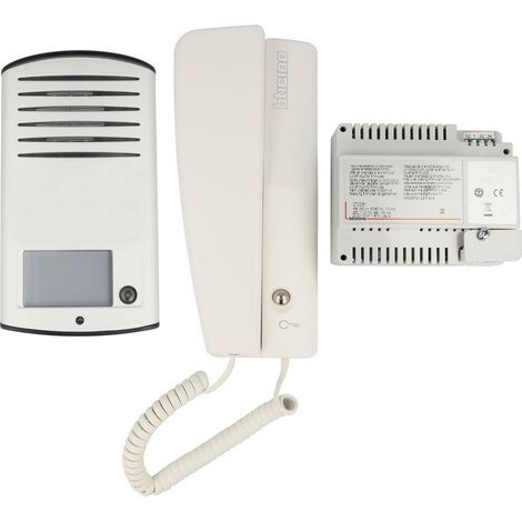 Legrand – Interphone audio multifilaire Linea 2000 – Plaque signalétique LED – Volume réglable – Extensible jusqu'à 3 stations – 230V 25A (1/5)