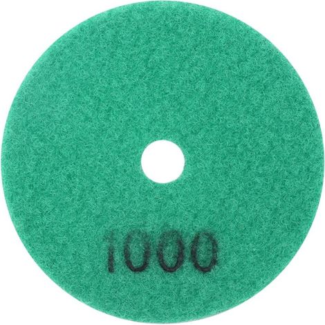 10 Pieces 3in Soft Wet Polishing Pad Wet Grinding Disc Polishing Pad for Granite Stone Concrete Marble (1000 Grit) (1/5)