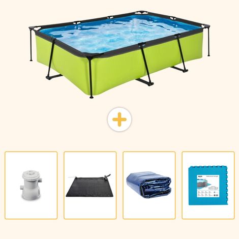 Exit-toys Piscine Exit Rectangulaire - 300x200x65 cm - 5-pièces  S340 (1/5)