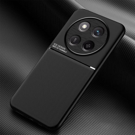 Coque pour Honor Magic 7 Lite 5G/Magic7 Lite/X9c, Grâce Exquis Mode Texture Doux Étui, Premium Très Mince Antichoc Antidérapante TPU + PU Bumper Silicone Housse. Noir (1/5)
