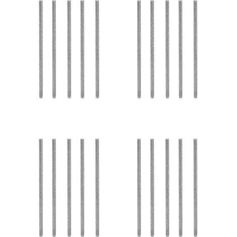 Tiges filetées M6 x 150 mm en acier inoxydable 304 (lot de 5) (1/5)
