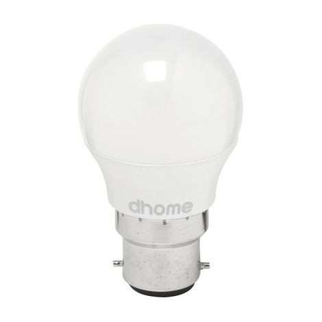 Ampoule LED Sphérique B22 470 Lumens 5W 2700K - Dhome (1/2)
