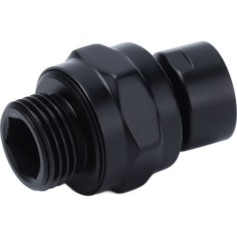 Adaptateur de douche supérieur G1/2, support de pommeau de douche réglable en cuivre, accessoire de salle de bain noir (1/5)