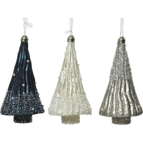 PALLINA AD ALBERO NATALE  3 ASS D 8X16 CM PREZZO CADUNO INDICARE IL MODELLO