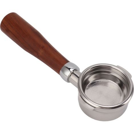 58-mm-Siebträger ohne Boden für Breville Serie 9 mit abnehmbarem Holzgriff (1/5)