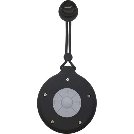 Enceinte Bluetooth Étanche IP67 - Haut-Parleur de Salle de Bain avec Ventouse - Pour Douche Piscine Camping Plage - LED Intégrée - Batterie Rechargeable - 1 Pièce (1/5)