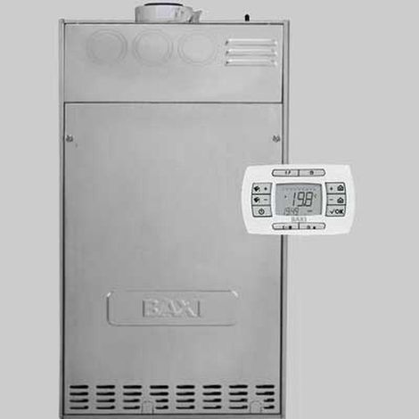 Chaudière à condensation encastrée Avec fonction antigel et indice de protection IPX5D pour le GPL et le gaz naturel 47x24xH77 cm Luna Air