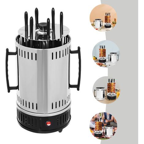 YISSALE-Rotisserie-Grill mit 6 Spindeln Elektrischer Drehgrill Elektrischer Vertikalgrill (1/5)
